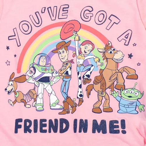 Vista 6 de Disney Lion King Toy Story Moana Simba Nala Jessie Woody - Conjunto de camiseta y pantalones cortos de bicicleta para niñas
