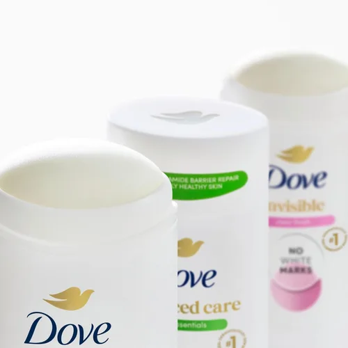 Vista 10 de Dove Advanced Care - Desodorante antitranspirante en barra para mujer, paquete de 36 unidades, acabado transparente, tamaño de prueba y viaje, 0.5