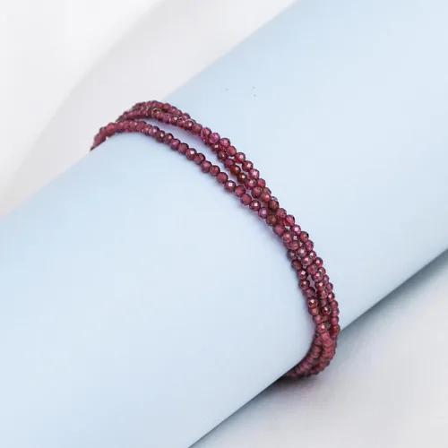 Vista 43 de Gempires - Pulseras de cuentas naturales de múltiples hebras, ligeras, hechas a mano, hipoalergénicas, de 8 pulgadas, chapadas en oro, elegantes