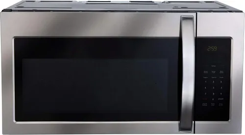 Vista 2 de RecPro Microondas para Autocaravana Sobre la Estufa de 30" Horno de Convección Acero Inoxidable 120V AC 900W Microondas para Camper
