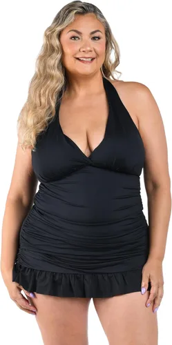Vista 33 de Island Goddess Halter Tankini Swimsuit Top