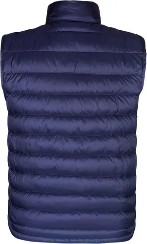 Vista 10 de Bakery Chaleco de plumón ligero plegable para hombre, chaleco acolchado con cuello alto, chaleco con cremallera, chaqueta sin mangas