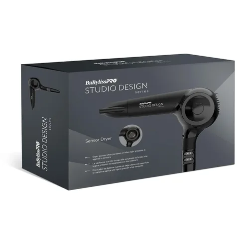 Vista 5 de BaBylissPRO Studio Design Series Sensor - Secador de pelo, 1875 W