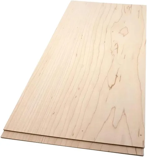 Vista 16 de Tablones de Madera Dura de Arce - Paquete de 2 Madera de Arce Dura para Manualidades de Madera Sin Terminar - 1/4'' (6mm) 100% Madera Dura Pura