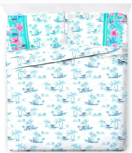 Vista 27 de Jay Franco - Juego de sábanas con funda ajustada, sábanas planas y funda para almohada - Ropa de cama ultrasuave con funda para almohada para Beige