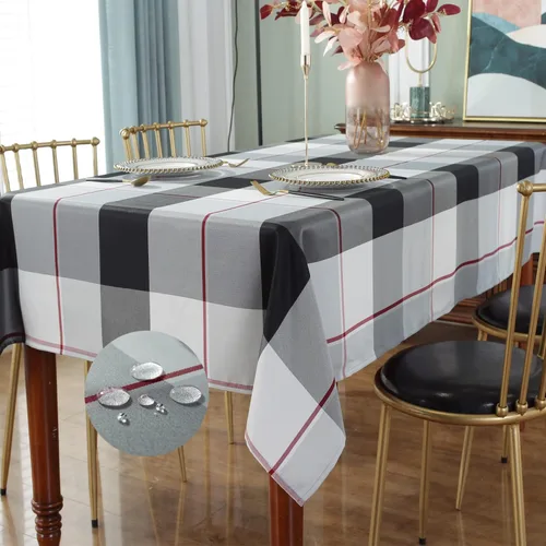 Vista 15 de SASTYBALE Servilletas cuadradas de tela de 20 x 20 pulgadas, juego de 4 servilletas a cuadros suaves para cenas, bodas, fiestas y vacaciones