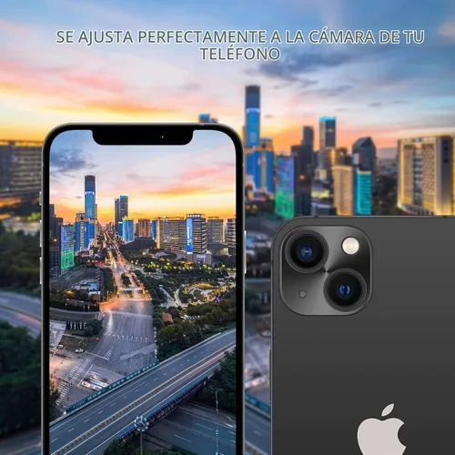Vista 5 de Protector de lente de cámara para iPhone, [2 unidades] Funda protectora de aleación de aluminio premium para lente de cámara trasera