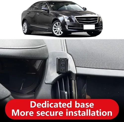 Vista 3 de Soporte para teléfono de coche para Cadillac ATS 2013-2018 Base de lujo Rendimiento Premium Accesorios para automóviles Soporte de navegación