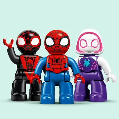 Vista 3 de LEGO DUPLO Marvel Cuartel General de Spider-Man 10940 - Juego de construcción para niños basado en el programa televisivo Spidey and His Amazing