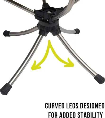 Vista 4 de Lightspeed Outdoors Silla de camping ligera giratoria silenciosa Silla compacta plegable de 360 grados