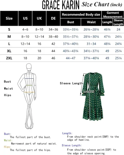 Vista 5 de GRACE KARIN Vestido de verano con cuello en V y mangas con volantes para mujer, vestido midi con vuelo y escalonado, vestido de cóctel