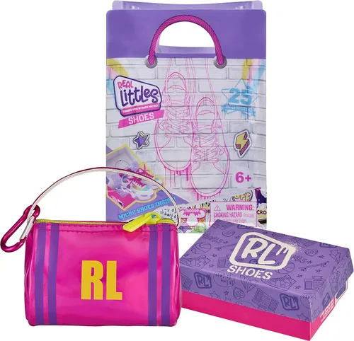 Vista 6 de REAL LITTLES - Micro tenis coleccionables y bolso de mano con sorpresas - Paquete exclusivo multicolor 25339