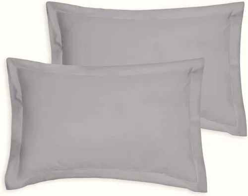 Vista 8 de Kotton Culture Juego de 2 fundas de almohada estándar de 20 x 26 pulgadas, fundas de almohada decorativas, 100% algodón egipcio de 600 hilos