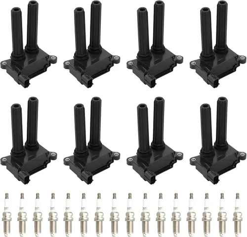 Vista 11 de Bobina de encendido UF504 compatible con Dodge Ram 1500/2500/3500 Challenger Charger Magnum Durango 2006-2018 Jeep Grand Cherokee Commander
