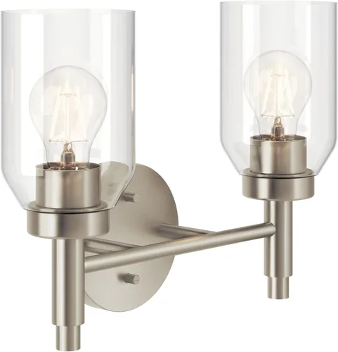 Vista 16 de Kichler Madden - Lámpara de pared para baño, 1 luz, bronce champán