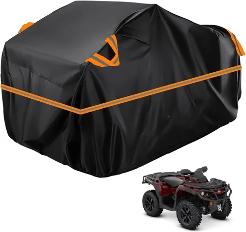 Vista 44 de Cubierta para ATV impermeable compatible con Arctic Cat H1 EFI TRV Cruiser 4x4 2011, cubierta de 210D para vehículos de 4 ruedas, cubierta para quad