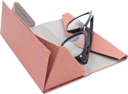 Vista 169 de Real Sic Funda para lentes de sol para hombres y mujeres, soporte magnético plegable para lentes de sol, inspirado en el color sólido