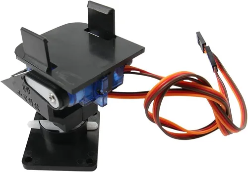Vista 6 de Mini Pan/Tilt Cámara Plataforma Anti-Vibración Cámara Montaje w/2 Servos Aviones FPV