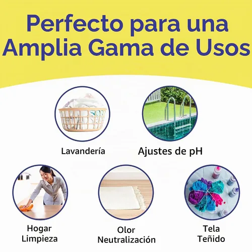 Vista 3 de Soda Ash, 100% carbonato de sodio (10 libras)