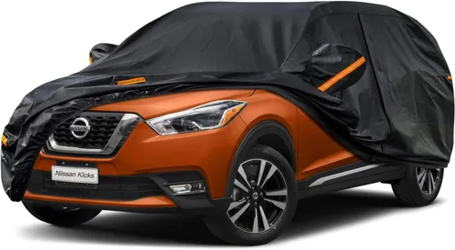 Vista 10 de Kayme Cubierta de auto SUV de 7 capas ajuste personalizado para BMW X1 (2009-2025), impermeable, para todo tipo de clima, para automóviles, cubierta