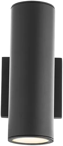 Vista 2 de WAC Lighting, Cilindro LED doble arriba y abajo de la luz de pared interior o exterior 3000K en blanco