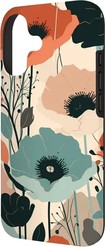 Vista 2 de Minimal Poppy Boho Flower Cute Aesthetic Case for iPhone 17