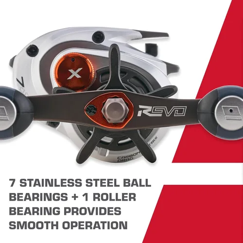 Vista 2 de Abu Garcia Revo X Carrete de Pesca Baitcast de Perfil Bajo