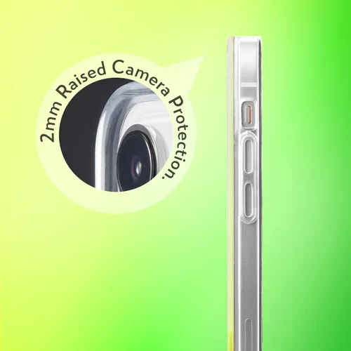 Vista 6 de SteepLab Flowing - Funda líquida de arena neón para iPhone 14 Pro Max (2022, 6.7 pulgadas), protección de cuerpo completo con bisel elevado
