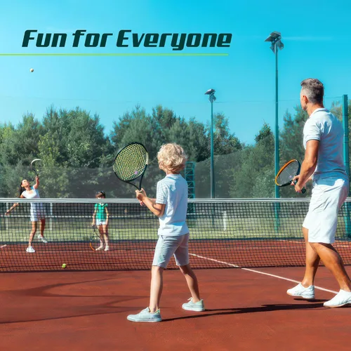 Vista 7 de Amortiguador de raquetas de tenis – Diseños de cara sonriente con purpurina – Amortiguador de impactos de tenis reductor de vibración y ruido