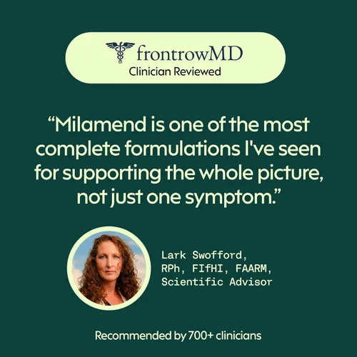 Vista 8 de Milamend Equilibrio Hormonal para Mujeres 40:1 Myo-Inositol D-Chiro Inositol Suplemento + CoQ10, ALA y Aminoácidos – Fertilidad, Apoyo Ovarico