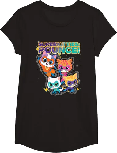 Vista 6 de Disney Junior SuperKitties Pounce! Camiseta de equipo completo, talla S