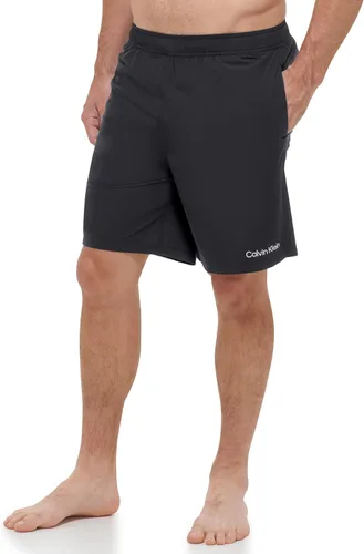 Vista 2 de Calvin Klein Men's Standard Quick Dry Logo Bermuda Swim Trunk