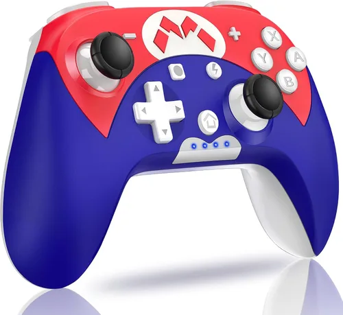 Vista 8 de FLIEEP Switch Controller - Wireless Switch Pro Controller for Switch/Switch Lite/Switch OLED with 3 Levels Turbo Function, 4 Levels Adjustable