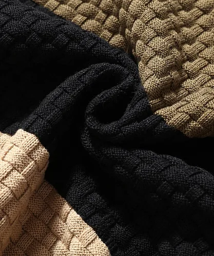 Vista 5 de Zaitun Sudadera con capucha para hombre, de manga larga, de punto sólido, suéter con capucha