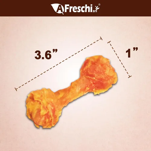 Vista 2 de A Freschi srl Tendones de pavo para perros, golosinas saludables para perros de origen estadounidense, masticables para cachorros sin piel cruda