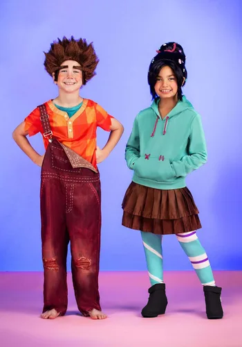 Vista 5 de Disfraz de Vanellope Wreck it Ralph de Disney para niños