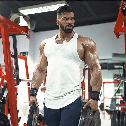 Vista 4 de LecGee 3 paquetes de camiseta sin mangas para hombre, camiseta sin mangas para gimnasio y culturismo