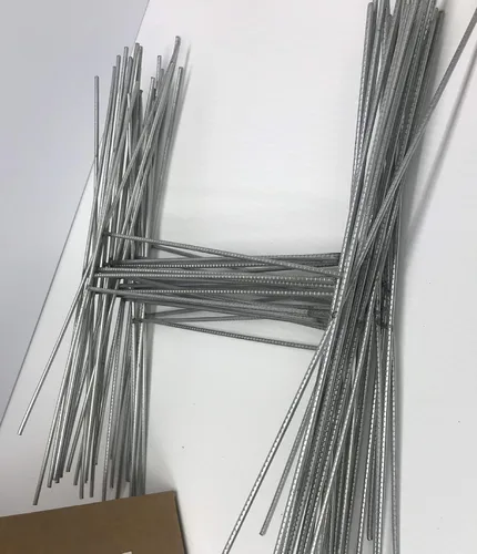 Vista 5 de Estaca de metal de 100 letreros, 12 pulgadas de alto y 9 pulgadas de ancho, uso con letreros corrugados de 0.157 in, se envía el mismo día