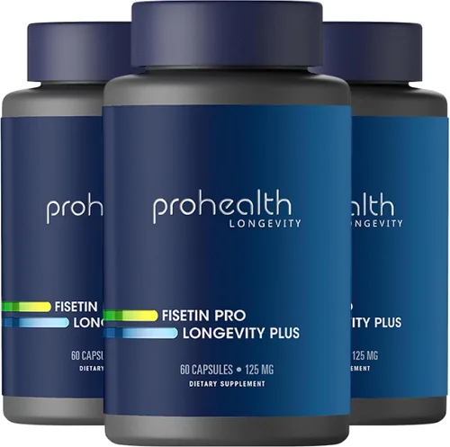 Vista 9 de ProHealth Suplementos de fisetina: 15 veces mejor absorción de la mezcla de polifenoles + aceite MCT. Puro probado por terceros. Fabricado
