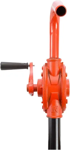 Vista 5 de OEMTOOLS 24382 Bomba de barril rotativa, rojo y negro, bomba manual de transferencia de aceite, bomba de tambor de aceite de 55 galones, bombas