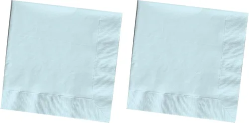 Vista 6 de Creative Converting Touch of Color - Servilletas de papel de 3 capas, 50 unidades para bebidas, color azul Bermudas, Servilleta de cena, Rosa