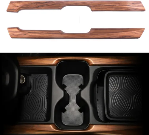 Vista 7 de AntBooBoo para Honda CRV 2017 2018 2019 Consolas Centrales Estilo OEM Original del Coche Portavasos Panel de Cubierta con Molduras de Rayas