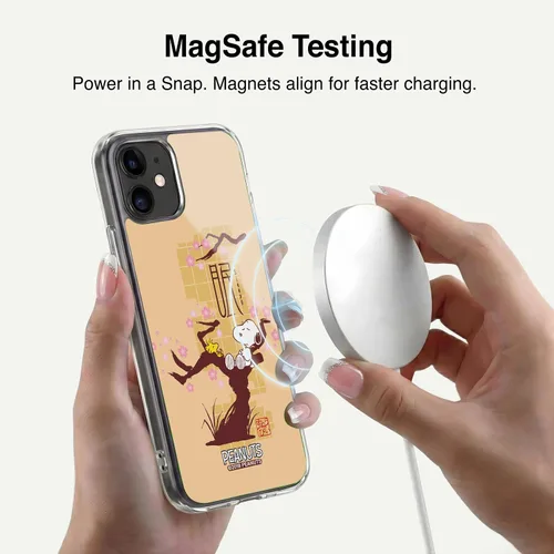 Vista 237 de Carcasa de gel para iPhone 7 Plus/iPhone 8 Plus, diseño de Snoopy Oriental de Peanuts, Badges