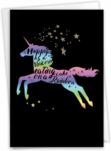 Vista 10 de NobleWorks - 1 divertida tarjeta de cumpleaños de animales con sobre - Bonita tarjeta para cumpleaños - Aquí está mirando el zoológico C6639FBDG-US
