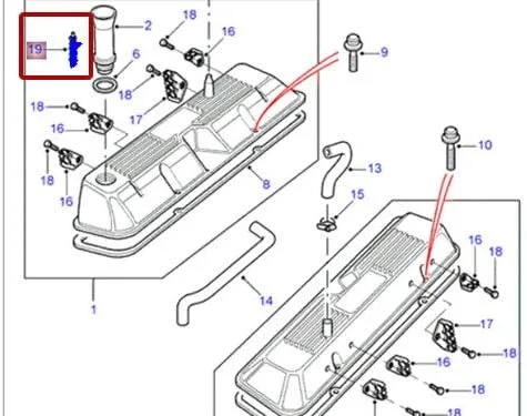 Vista 3 de LAND ROVER SEPARADOR ACEITE RANGE ROVER 4.0/4.6 DISCOVERY II NEW LLJ000010