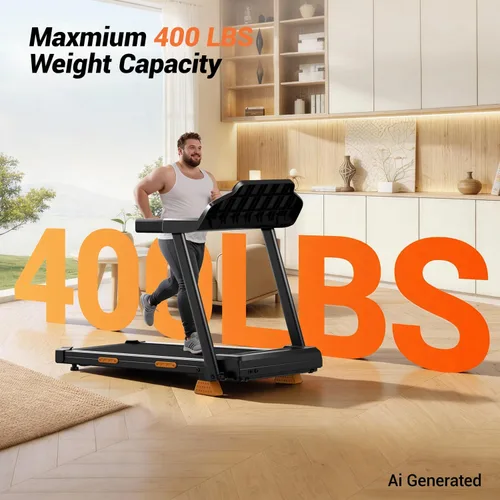 Vista 10 de LONTEK 18% Incline Treadmills for Home with Handle Bar