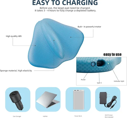 Vista 3 de El cojín de esponja Kegel es cómodo y duradero, aprieta y fortalece el control muscular, la recuperación posparto de los músculos y el entrenamiento