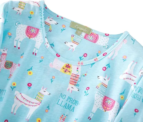 Vista 6 de American Trends Camisones de manga larga para mujer, camisas de dormir, camisas de noche, vestido de noche, vestidos de casa, vestido de noche