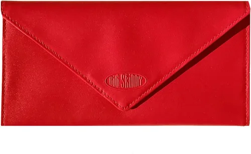 Vista 5 de Big Skinny Slimvelope - Cartera delgada de piel para mujer, con capacidad para hasta 40 tarjetas Negro