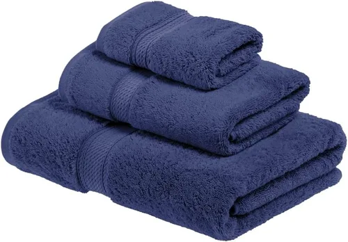 Vista 73 de Juego de 6 toallas de algodón egipcio Superior, incluye 2 toallas de baño, 2 toallas de mano, 2 toallas de cara/toallitas, ultra suaves de lujo